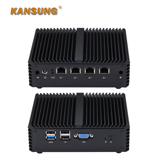 4 Gigabit LAN BayTrail J1900 Firewall Mini PC