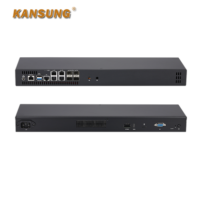 4x10G SFP+ 5x2.5G Intel Atom C3758R C3808  Network 1U Server