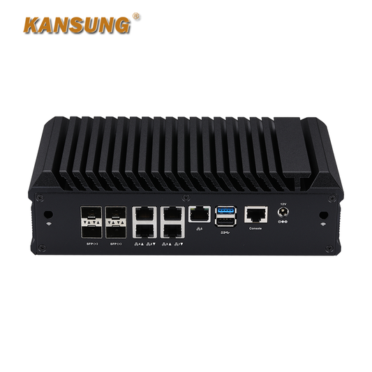 4x10G SFP+ 5x2.5G Intel Atom C3758 C3908 Firewall Router PC
