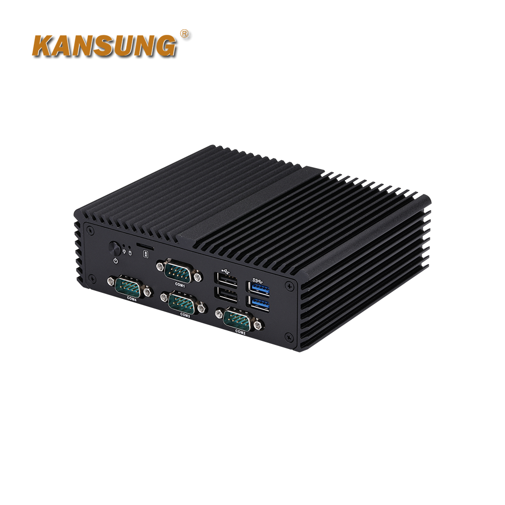10th Gen Celeron 5205U 2 x 2.5 Gigabit 4 x COM Industrial Mini PC