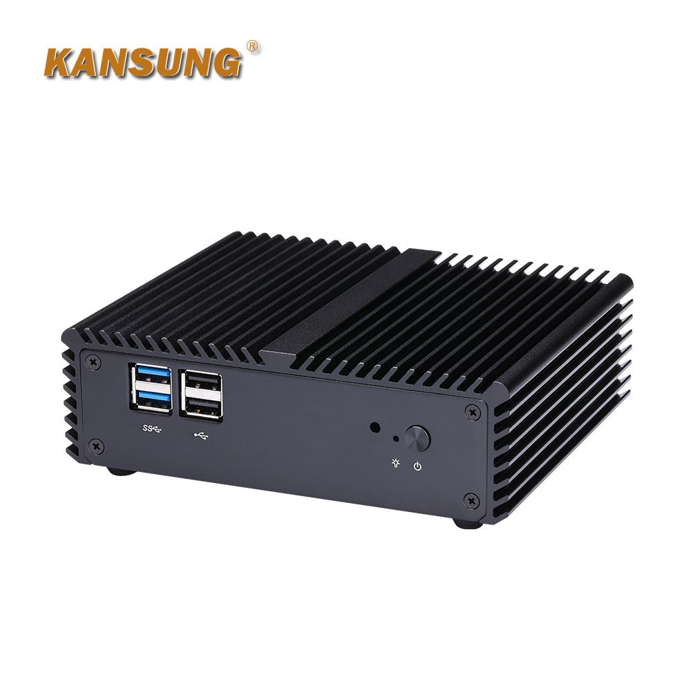 Triple Display Pentium J3710 Fanless Mini PC