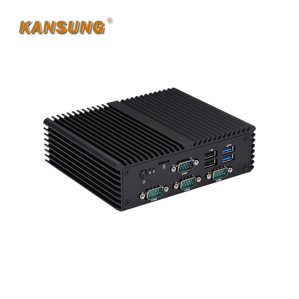 10th Gen Celeron 5205U 2 x 2.5 Gigabit 4 x COM Industrial Mini PC