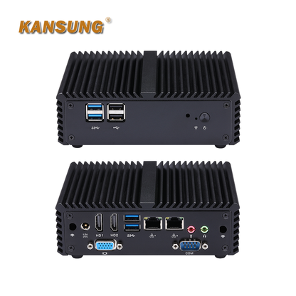 Triple Display Pentium J3710 Fanless Mini PC
