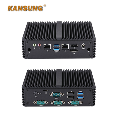 10th Gen Celeron 5205U 2 x 2.5 Gigabit 4 x COM Industrial Mini PC